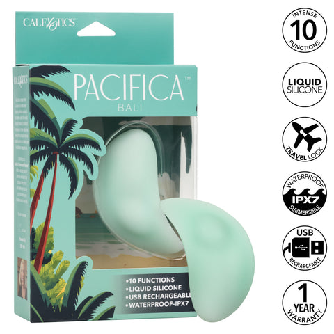 Pacifica Bali Rechargeable Silicone Vibrator - Green