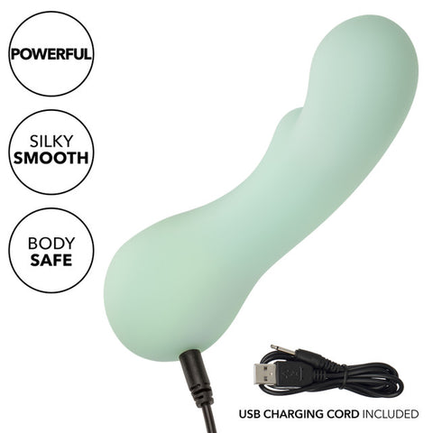 Pacifica Bora Bora Rechargeable Silicone Vibrator - Green