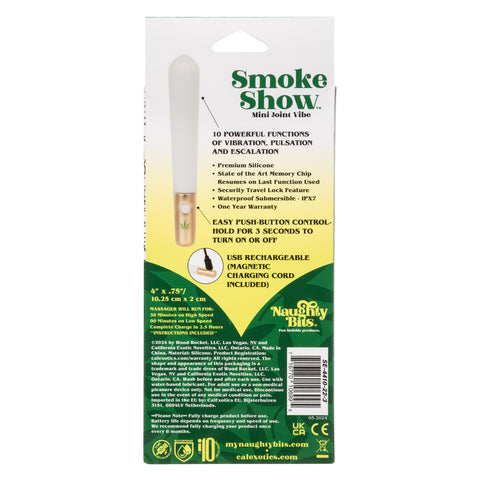 Naughty Bits® Smoke Show™ Mini Joint Vibe