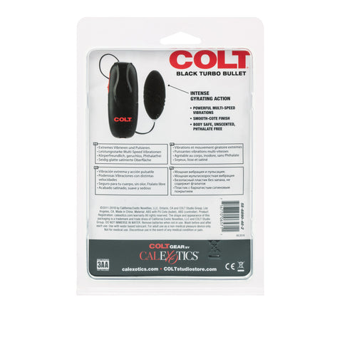 COLT® Turbo Bullet - Black Vibrators