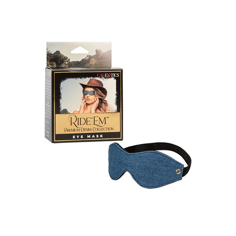 Ride 'Em Premium Denim Collection Eye Mask