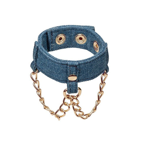 Ride 'Em Premium Denim Collection Wrist Cuffs Bondage & Restraints