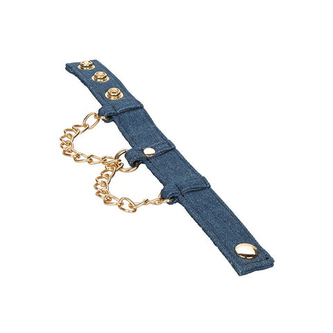 Ride 'Em Premium Denim Collection Wrist Cuffs Bondage & Restraints
