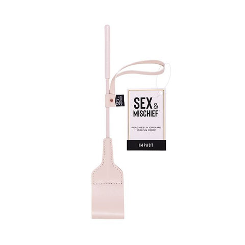 Sex & Mischief Peaches 'n CreaMe Riding Crop Floggers - Paddles - Ticklers