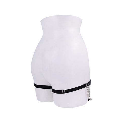 Sex & Mischief Chain Lace Garters Hosiery