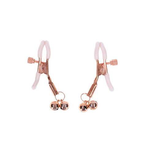Sex & Mischief Peaches 'n CreaMe Bell Nipple Clamps Fetish