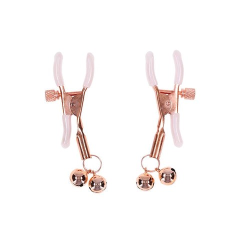 Sex & Mischief Peaches 'n CreaMe Bell Nipple Clamps Fetish