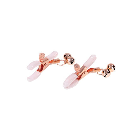 Sex & Mischief Peaches 'n CreaMe Bell Nipple Clamps Fetish