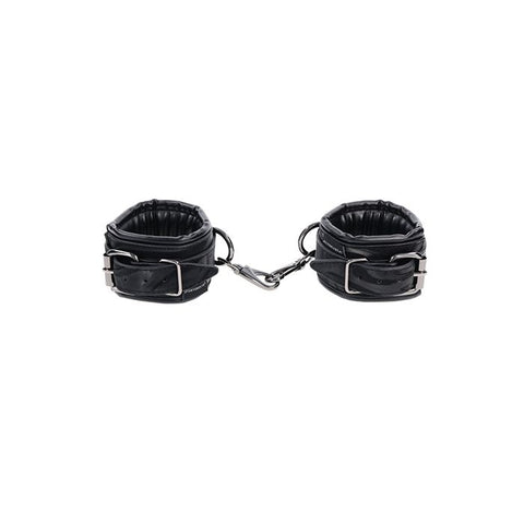 Sportsheets Velvet Noir Handcuffs - Black Bondage & Restraints