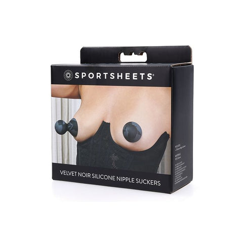 Sportsheets Velvet Noir Silicone Nipple Sucker Fetish