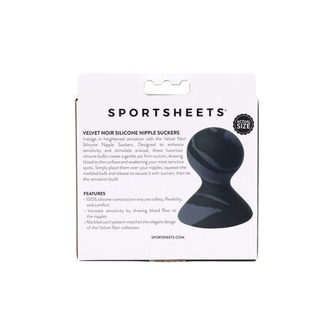 Sportsheets Velvet Noir Silicone Nipple Sucker Fetish