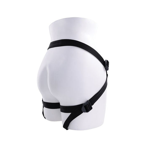 Sportsheets Velvet Noir Strap-On - Black Strap Ons