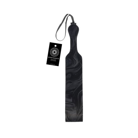 Sportsheets Velvet Noir Loop Paddle - Black Floggers - Paddles - Ticklers