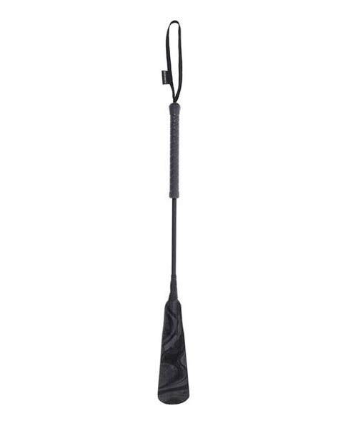 Sportsheets The Velvet Strike Crop - Black Floggers - Paddles - Ticklers
