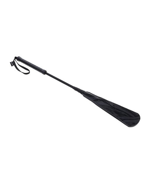 Sportsheets The Velvet Strike Crop - Black Floggers - Paddles - Ticklers