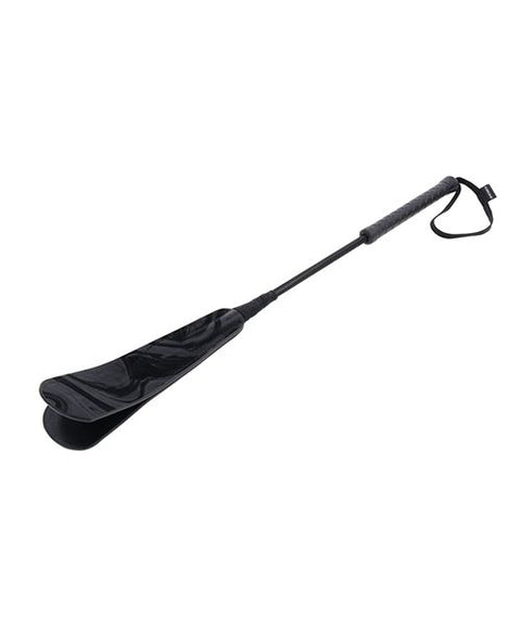 Sportsheets The Velvet Strike Crop - Black Floggers - Paddles - Ticklers
