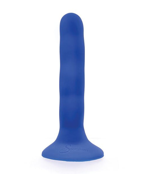 Sportsheets 5.25" Please Silicone Dildo - Blue