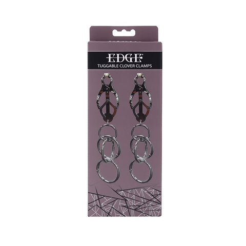 Edge Tuggable Clover Clamps - Silver Fetish