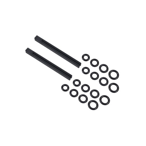 Edge Silicone Pinching Rods - Black Fetish