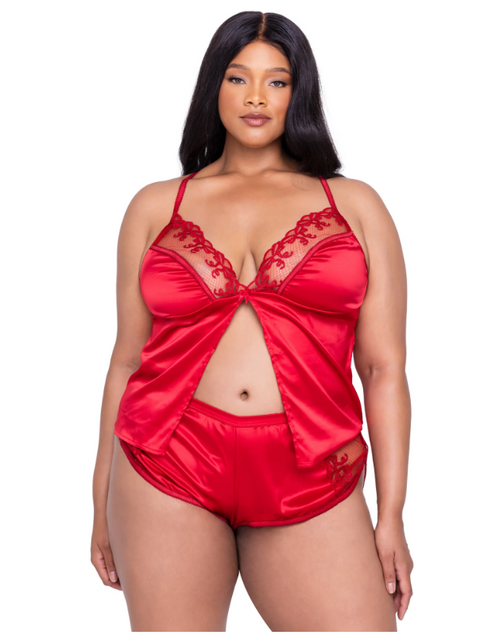 Rouge Bow 2 piece Camisole Lounge Set