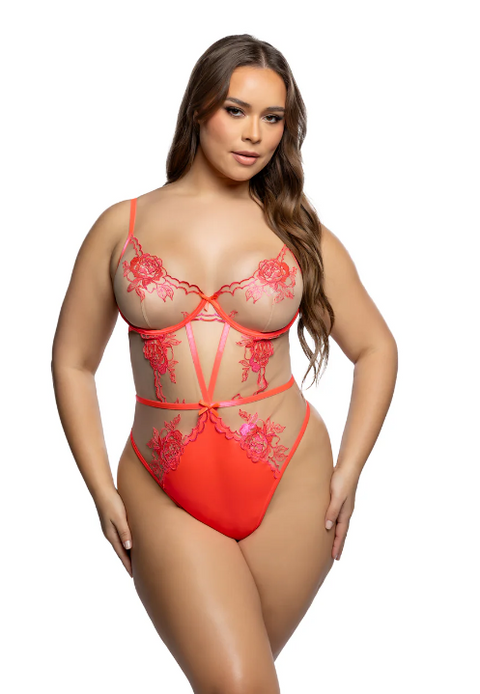 Wild Fire Teddy Lingerie