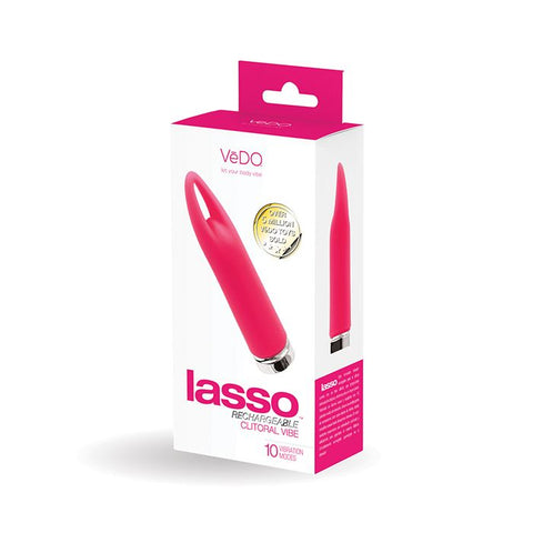 VeDO Lasso Rechargeable Bullet Vibe Pink Vibrators