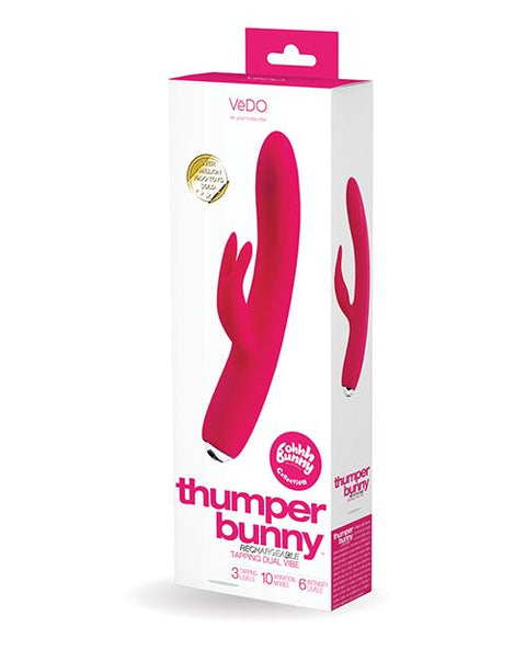 VeDo Thumper Bunny Rechargeable Dual Vibe - Pretty in Pink