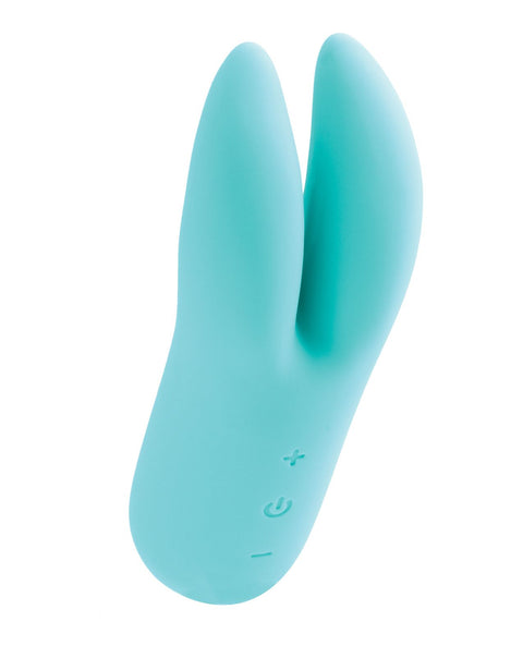 VeDo Kitti Rechargeable Dual Vibe - Tease Me Turquoise