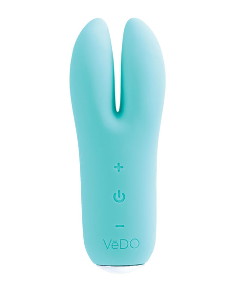 VeDo Kitti Rechargeable Dual Vibe - Tease Me Turquoise