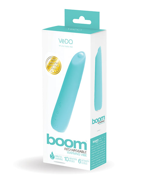 VeDO Boom Rechargeable Ultra Powerful Vibe - Turquoise