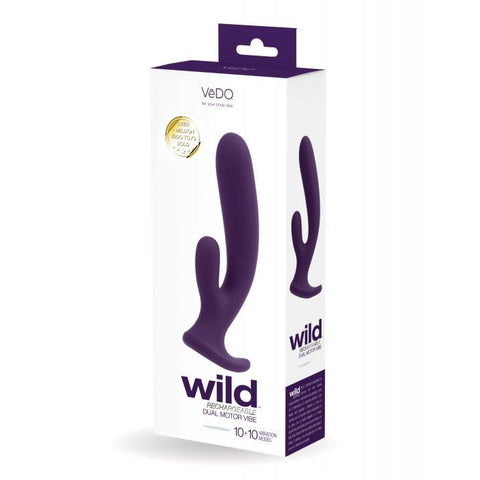 VeDO Wild Rechargeable Dual Vibe - Purple