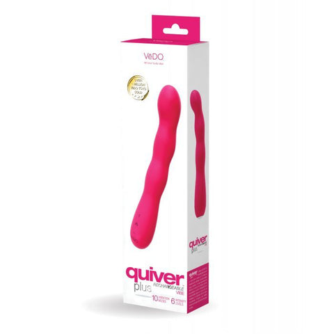 VeDO Quiver Plus Rechargeable Vibe - Foxy Pink Vibrators