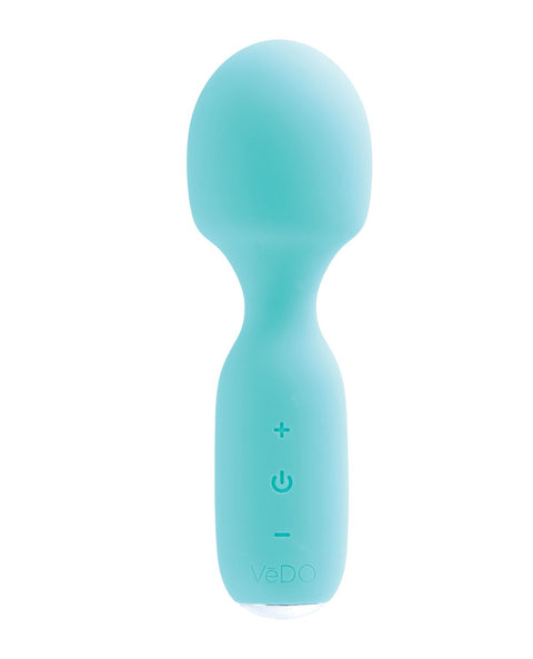 VeDo Wini Rechargeable Mini Wand - Tease Me Turquoise Vibrators