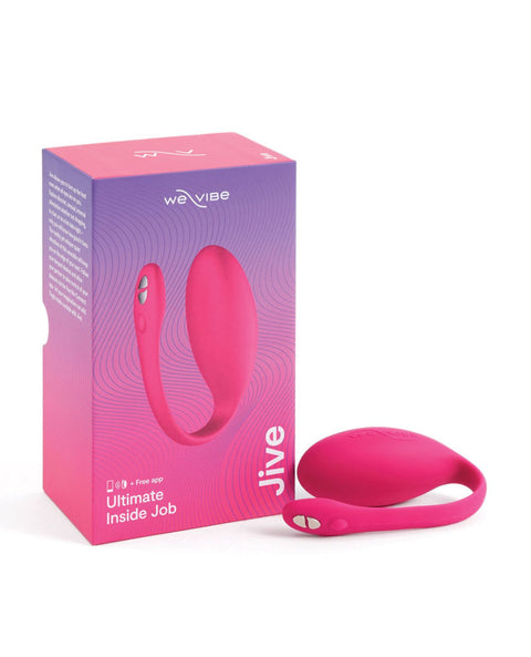 We-Vibe Jive Silicone Rechargeable Remote Control Wearable G-Spot Vibrator - Pink