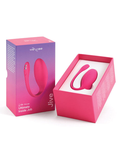 We-Vibe Jive Silicone Rechargeable Remote Control Wearable G-Spot Vibrator - Pink