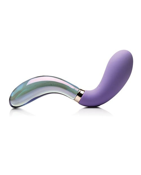 Prisms Vibra-Glass 10x Dual Ended G Spot Silicone/Glass Vibrator - Pari Vibrators