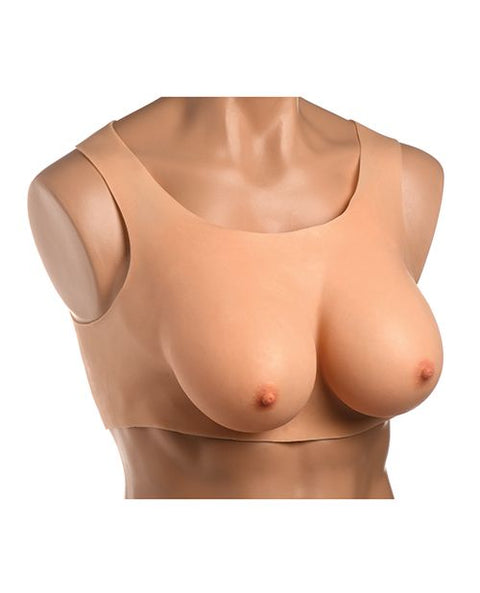 Master Series Perky Pair D Cup Silicone Breasts - Light