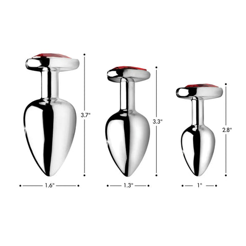 Red Heart Gem Anal Plug Anal Products