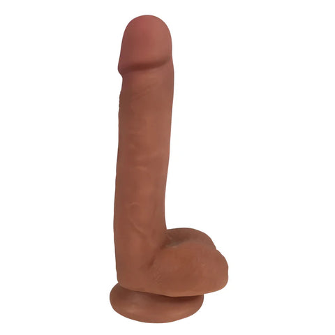 Easy Riders 7 Inch Dual Density Dildo With Balls - Medium