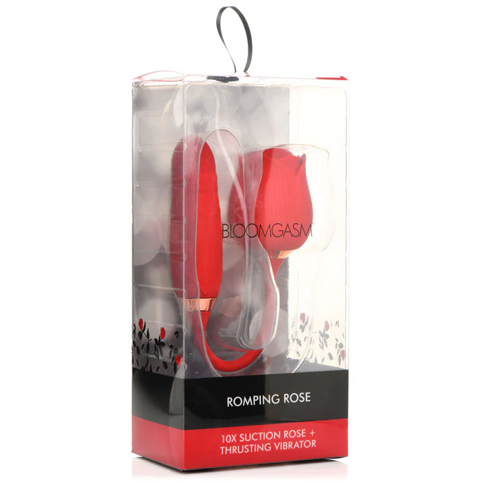 Romping Rose 10X Suction Rose & Thrusting Vibrator Vibrators