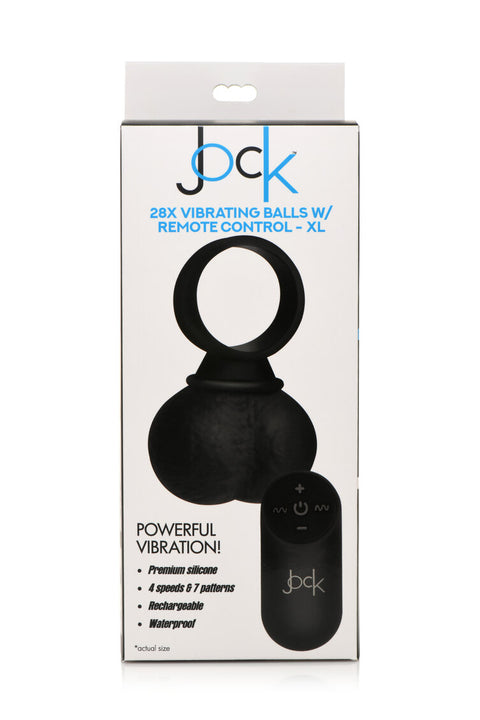 Jock Cock Ring 28x Vibrating Balls