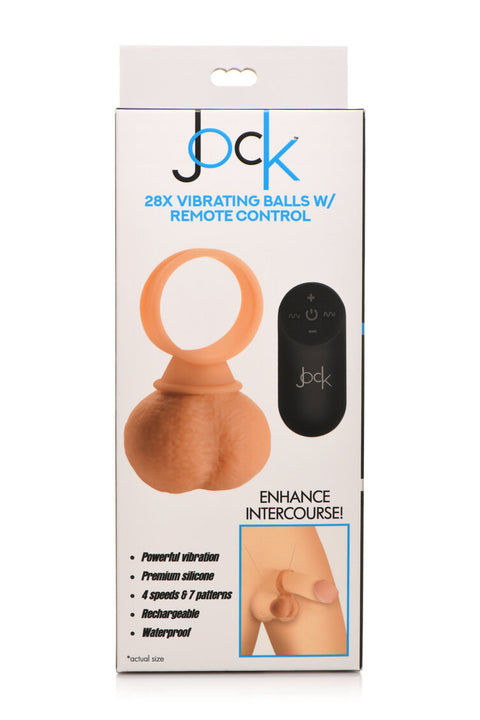 Jock Cock Ring 28x Vibrating Balls