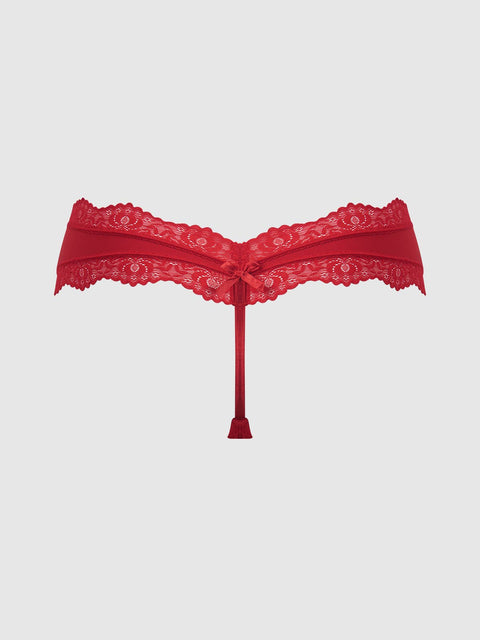 VERA MICRO & LACE TRIM G-STRING Panties
