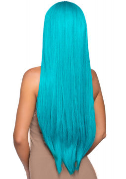 33 Inch Long Straight Center Part Wig