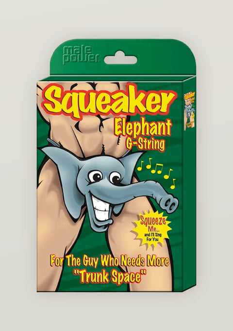 Novelty Squeaker Elephant G-String