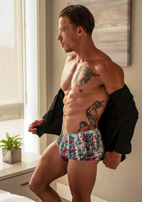 Wow Your Lace Or Mine Pouch Short Menswear