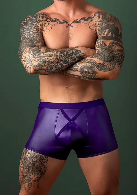 Eggplant Crossover Short Menswear