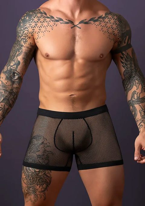 Fishnet 2.0 Pouch Short Black Menswear