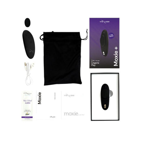 We-Vibe Moxie+ Panty Vibe - Satin Black Vibrators