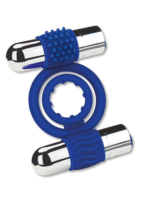 ZOLO RECHARGEBALE DUO VIBRATING C-RING